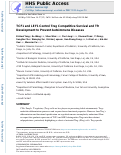 Cover page: TCF1 and LEF1 Control Treg Competitive Survival and Tfr Development to Prevent Autoimmune Diseases.