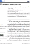 Cover page: An Updated Review of Hypertrophic Scarring