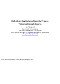 Cover page: Globalizing capitalism’s raggedy fringes: thinking through Jakarta