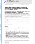 Cover page: Prevalence and correlates of marijuana use among HIV-seropositive and seronegative men in the Multicenter AIDS Cohort Study (MACS), 1984–2013