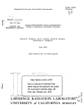 Cover page: ULTRACENTRIGUGE DATA ACQUISITION FROM A CENTRAL CONTROL SYSTEM