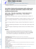 Cover page: Association of total and free testosterone with cardiovascular disease in a nationally representative sample of white, black, and Mexican American men.