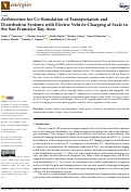 Cover page: Architecture for Co-Simulation of Transportation and Distribution Systems with Electric Vehicle Charging at Scale in the San Francisco Bay Area