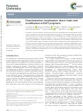 Cover page: Desulfurization-bromination: direct chain-end modification of RAFT polymers.