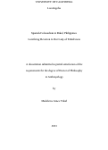 Cover page: Spanish Colonialism in Bikol, Philippines: Localizing Devotion to Our Lady of Pe�afrancia