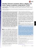 Cover page: Dimethyl fumarate treatment induces adaptive and innate immune modulation independent of Nrf2