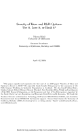 Cover page: Scarcity of Ideas and R&amp;D Options: Use it, Lose it, or Bank it