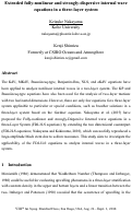 Cover page: Extended fully-nonlinear and strongly-dispersive internal wave equations in a three-layer system