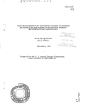 Cover page: THE MEASUREMENT OF RADIATION DAMAGE IN ORGANIC MATERIALS IN THE RANGE OF ELECTRON ENERGY BETWEEN 200 KeV AND 650 KeV