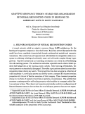 Cover page: Adaptive Resonance Theory: Stable Self-Organization of Neural Recognition Codes In Response to Arbitrary Lists of Input Patterns