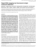 Cover page: Rapid DNA mapping by fluorescent single molecule detection