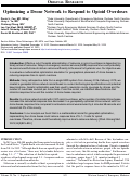 Cover page: Optimizing a Drone Network to Respond to Opioid Overdoses