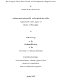 Cover page: Physiological Stress, Bone Growth and Development in Imperial Rome