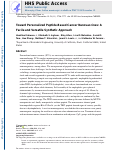 Cover page: Toward Personalized Peptide-Based Cancer Nanovaccines: A Facile and Versatile Synthetic Approach