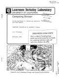 Cover page: COMPUTER SIMULATION OF MAGNETIC FIELDS