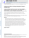 Cover page: Cardiovascular Effects of Androgen Deprivation Therapy in Prostate Cancer: Contemporary Meta-Analyses.