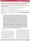 Cover page: Proteomic analysis reveals dual requirement for Grb2 and PLCγ1 interactions for BCR-FGFR1-Driven 8p11 cell proliferation