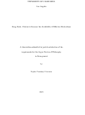 Cover page: Drug Deals: Policies to Increase the Availability of Effective Medications