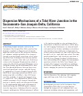 Cover page: Dispersion Mechanisms of a Tidal River Junction in the Sacramento–San Joaquin Delta, California