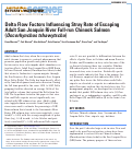 Cover page: Delta Flow Factors Influencing Stray Rate of Escaping Adult San Joaquin River Fall-Run Chinook Salmon (<em>Oncorhynchus tshawytscha</em>)