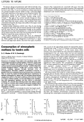 Cover page: Consumption of atmospheric methane by tundra soils