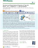 Cover page: Structural and Electrochemical Properties of Type VIII Ba8Ga16-δSn30+δ Clathrate (δ ≈ 1) during Lithiation.