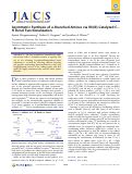 Cover page: Asymmetric Synthesis of α‑Branched Amines via Rh(III)-Catalyzed C–H Bond Functionalization