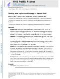 Cover page: Starting Renal Replacement Therapy: Is It About Time?