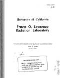 Cover page: CALCULATED VIOLET BAND HEADS OF MAGNESIUM OXIDE