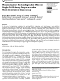 Cover page: Miniaturization Technologies for Efficient Single-Cell Library Preparation for Next-Generation Sequencing