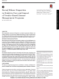 Cover page: Racial and Ethnic Disparities in Diabetes Care and Impact of Vendor-Based Disease Management Programs