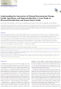 Cover page: Understanding the Intersection of Climate/Environmental Change, Health, Agriculture, and Improved Nutrition: A Case Study on Micronutrient Nutrition and Animal Source Foods