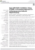 Cover page: Dual sEH/COX-2 Inhibition Using PTUPB—A Promising Approach to Antiangiogenesis-Induced Nephrotoxicity