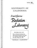 Cover page: A VISTI TO SEVERAL HEALTH PHYSICS DEPARTMENTS IN WESTERN EUROPE AND TO THE SYMPOSIUM ON SELECTED TOPICS IN RADIATION DOSIMETRY HELD AT THE INTERNATIONAL ATOMIC ENERGY AGENCY IN VIENNA JUNE 7 TO 11, 1960