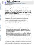 Cover page: Telomere length and genetic variant associations with interstitial lung disease progression and survival