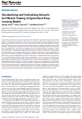 Cover page: Standardizing and Centralizing Datasets for Efficient Training of Agricultural Deep Learning Models.