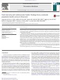 Cover page: Food insecurity and cardiovascular health: Findings from a statewide population health survey in Wisconsin