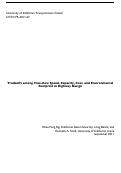 Cover page: Tradeoffs among Free-flow Speed, Capacity, Cost, and Environmental Footprint in Highway Design