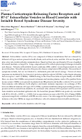 Cover page: Plasma Corticotropin-Releasing Factor Receptors and B7-2⁺ Extracellular Vesicles in Blood Correlate with Irritable Bowel Syndrome Disease Severity.