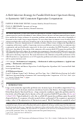 Cover page: A Shift Selection Strategy for Parallel Shift-invert Spectrum Slicing in Symmetric Self-consistent Eigenvalue Computation