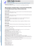 Cover page: High Prevalence of Hepatic Fibrosis, Measured by Elastography,&nbsp;in a Population-Based Study of Mexican Americans