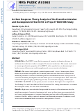 Cover page: An item response theory analysis of the Executive Interview and development of the EXIT8: A Project FRONTIER Study.