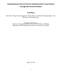 Cover page: Field Operational Test of Tools for Facilitating Smart Travel Choices Through Real-Time Information