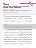 Cover page: A Case of Metastatic Atypical Neuroendocrine Tumor with <i>ALK</i> Translocation and Diffuse Brain Metastases.