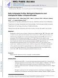 Cover page: Daily Actigraphy Profiles Distinguish Depressive and Interepisode States in Bipolar Disorder