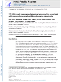 Cover page: 7 T MRI reveals hippocampal structural abnormalities associated with memory intrusions in childhood-onset schizophrenia