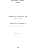 Cover page: Using Graph Theory to Compute Sets of Cycles in Vascular Networks