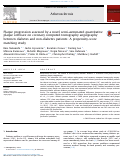 Cover page: Plaque progression assessed by a novel semi-automated quantitative plaque software on coronary computed tomography angiography between diabetes and non-diabetes patients: A propensity-score matching study