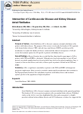 Cover page: Intersection of cardiovascular disease and kidney disease