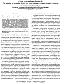 Cover page: Causal scope and causal strength:The number of potential effects of a cause influences causal strength estimates